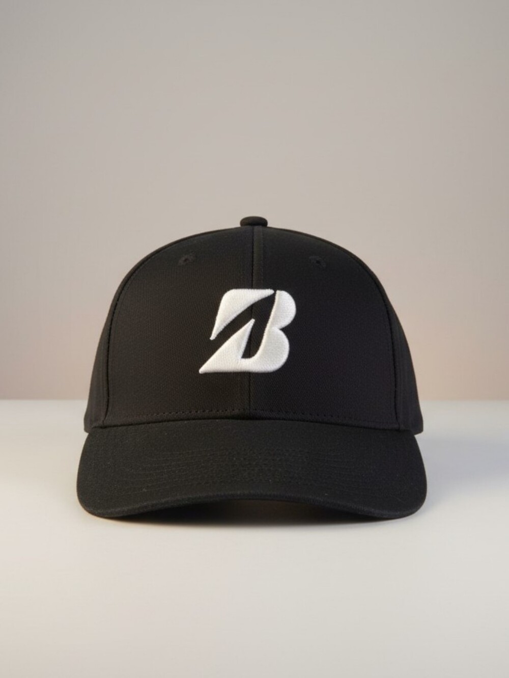 Bridgestone Golf Tour B 210 Fitted Black Men's Cap Hat Size 7 1/4-7 5/8